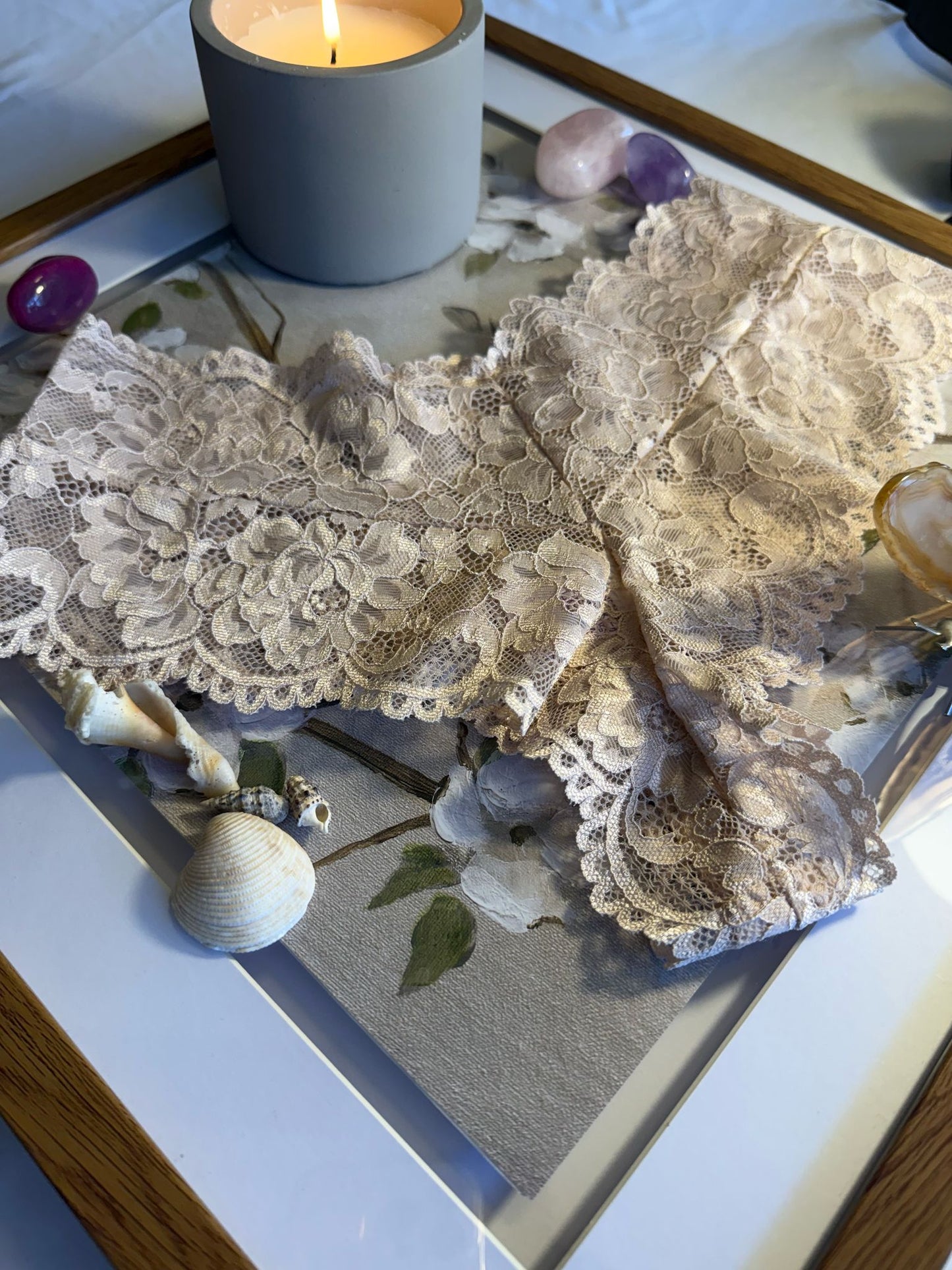 High-waisted design Lace Panties