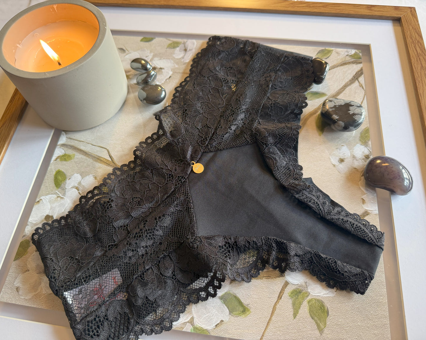 Confort Lace Black Panties